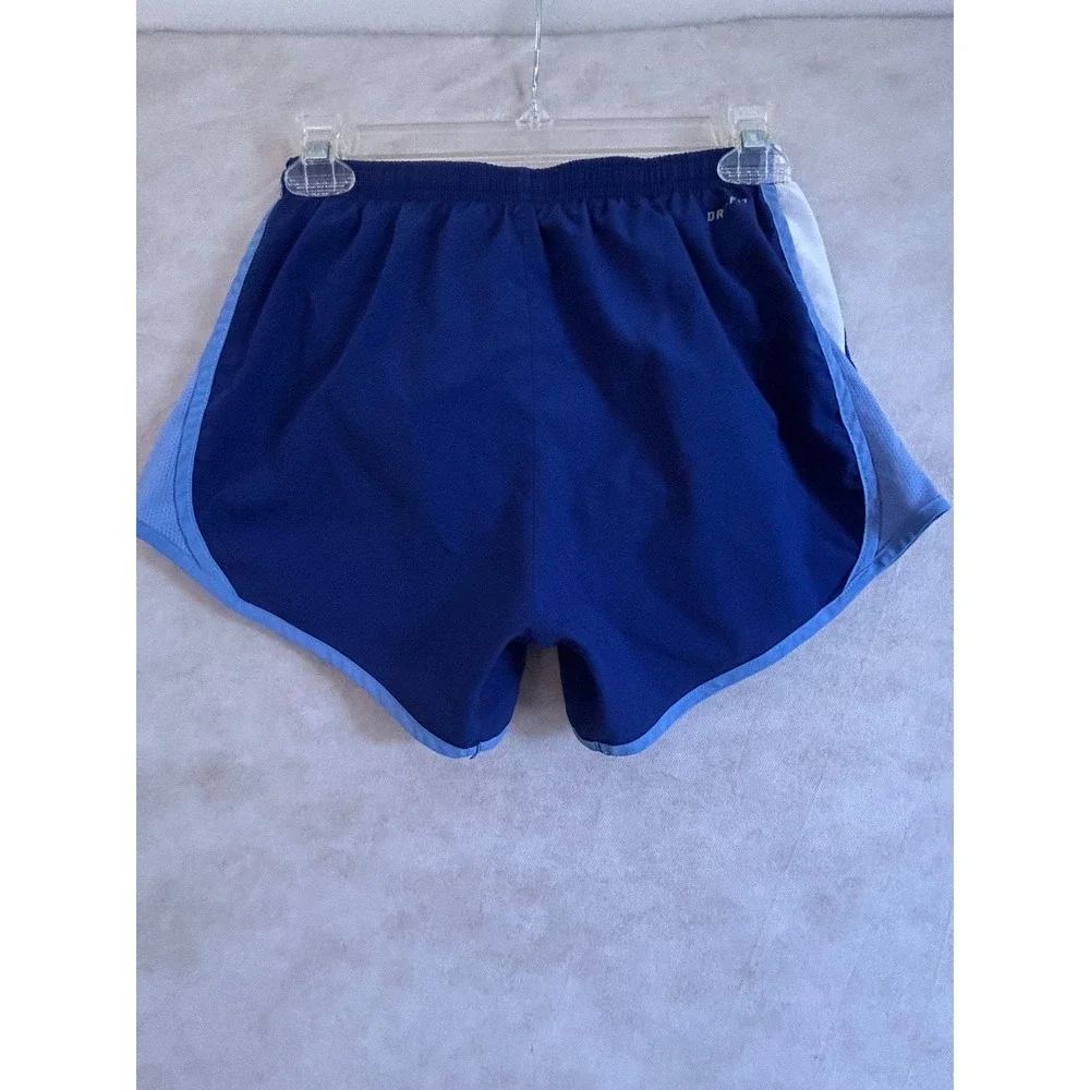 Nike Dri-FIT Womens Running Shorts Blue‎ Colorblock Mesh XS